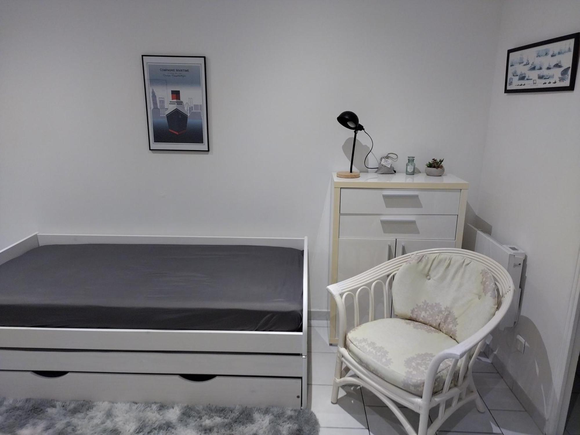 Studio Charmant Canape Lit Netflix Prime Video Wifi Dazn Le Havre Eksteriør billede